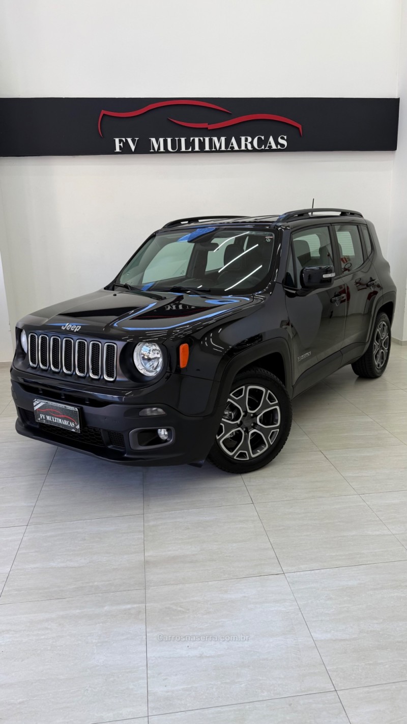 renegade 1.8 16v flex longitude 4p automatico 2018 bento goncalves