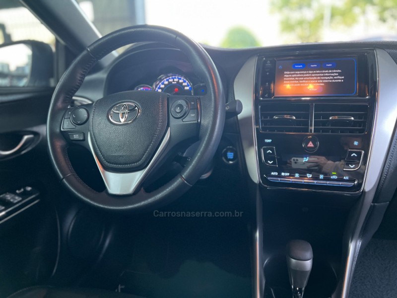 YARIS 1.5 XLS CONNECT 16V FLEX 4P AUTOMÁTICO - 2020 - BOM PRINCíPIO