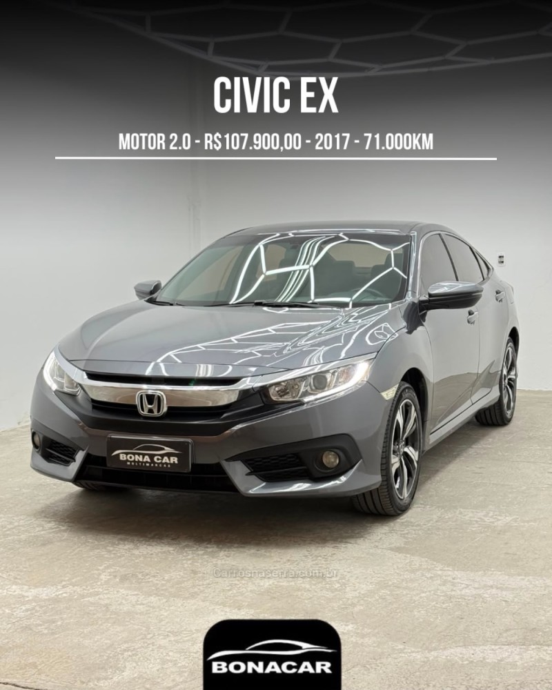 civic 2.0 16v flexone ex 4p cvt 2017 caxias do sul