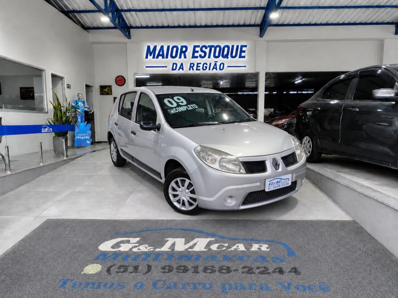sandero 1.0 expression 16v flex 4p manual 2009 sao sebastiao do cai
