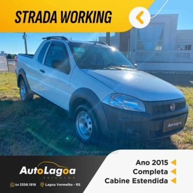 strada 1.4 mpi hard working ce 8v flex 2p manual 2015 lagoa vermelha