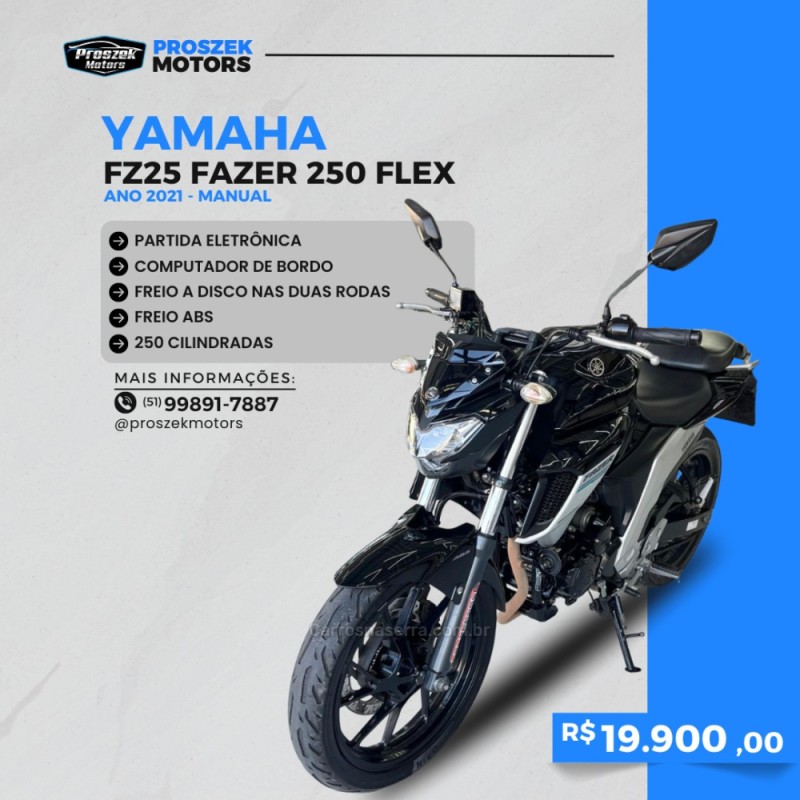fazer fz25 abs 2021 canoas