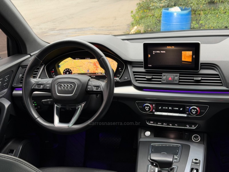 Q5 2.0 TFSI S LINE BLACK QUATTRO S TRONIC GASOLINA 4P - 2019 - NOVA PRATA