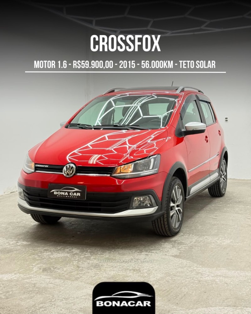 crossfox 1.6 mi flex 8v 4p manual 2015 caxias do sul