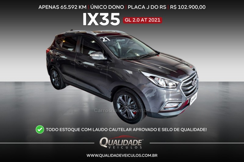 ix35 2.0 gl 4x2 16v flex 4p automatico 2021 santa cruz do sul