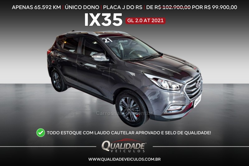 ix35 2.0 gl 4x2 16v flex 4p automatico 2021 santa cruz do sul