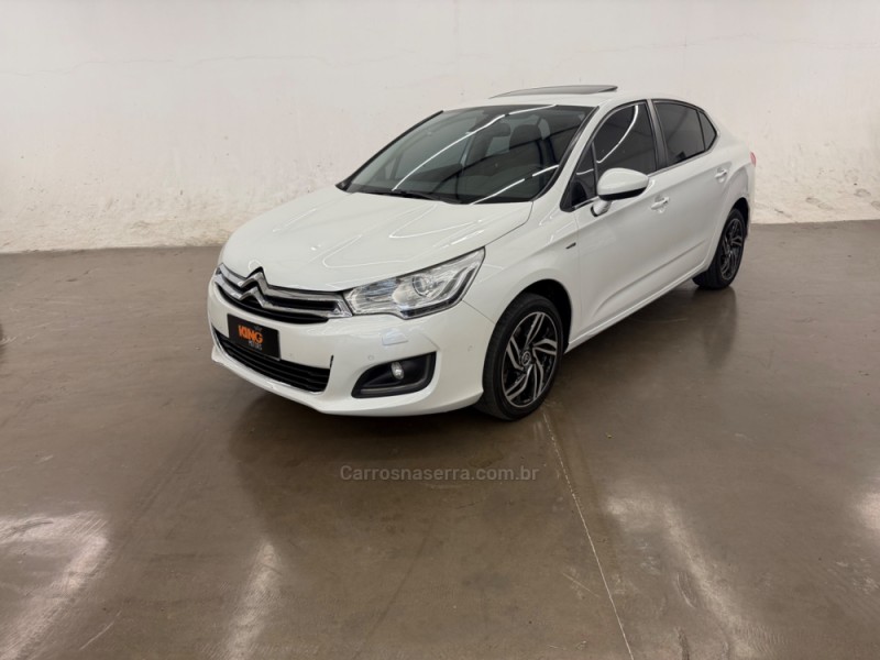 C4 LOUNGE 1.6 EXCLUSIVE 16V TURBO GASOLINA 4P AUTOMÁTICO - 2014 - CAXIAS DO SUL