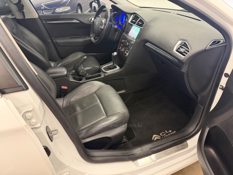 C4 LOUNGE 1.6 EXCLUSIVE 16V TURBO GASOLINA 4P AUTOMÁTICO - 2014 - CAXIAS DO SUL