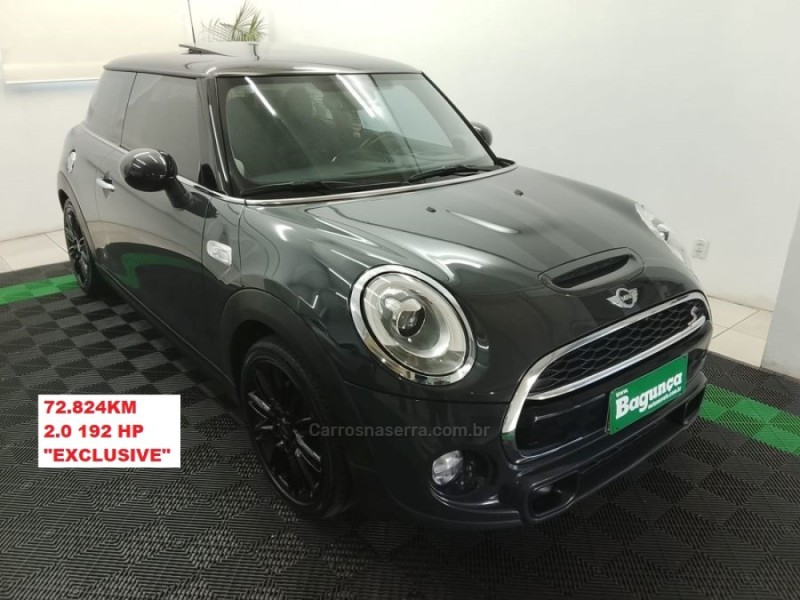 cooper 2.0 s exclusive 16v turbo gasolina 2p automatico 2017 novo hamburgo