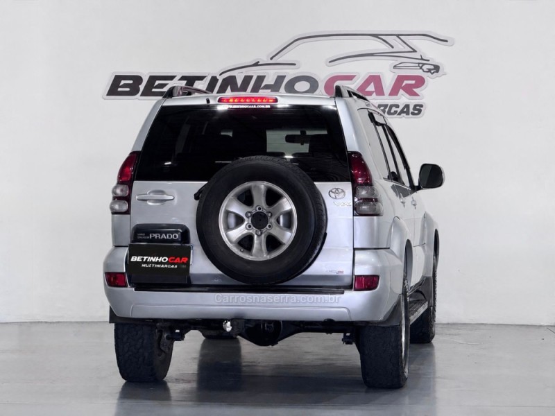 LAND CRUISER PRADO 3.0 4X4 TURBO INTERCOOLER DIESEL 4P AUTOMÁTICO - 2007 - ESTâNCIA VELHA