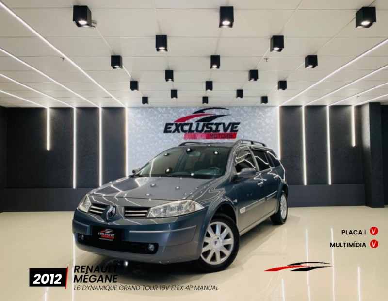 megane 1.6 dynamique grand tour 16v flex 4p manual 2012 caxias do sul