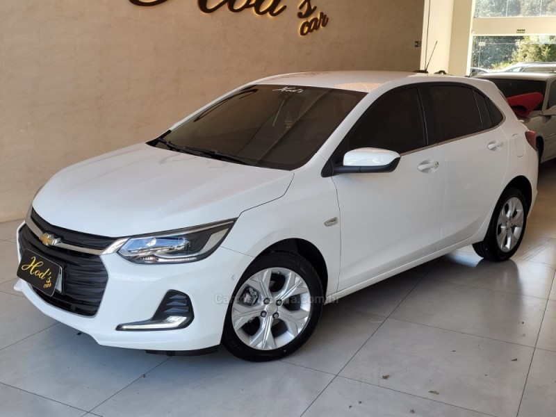 ONIX 1.0 PREMIER II 12V TURBO FLEX 4P AUTOMÁTICO - 2021 - CANELA