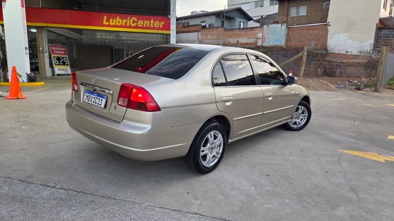 CIVIC 1.7 LX 16V GASOLINA 4P AUTOMÁTICO - 2002 - CAXIAS DO SUL