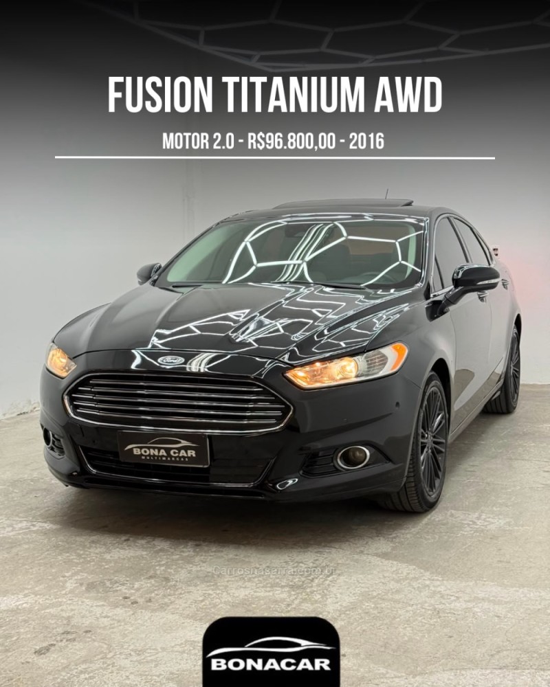 fusion 2.0 titanium gtdi ecoboost awd automatico 2016 caxias do sul