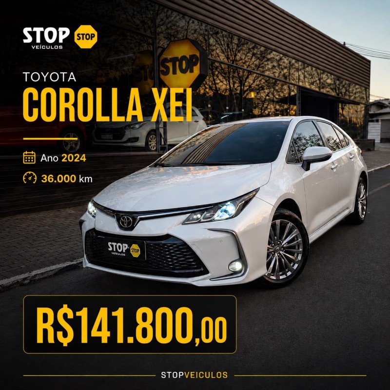 corolla 2.0 xei 16v flex 4p automatico 2024 dois irmaos