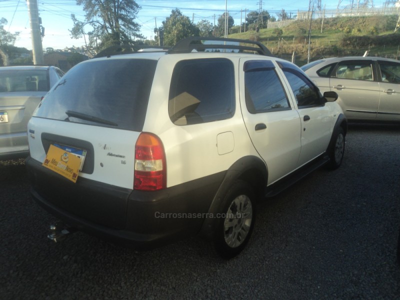 PALIO 1.6 MPI ADVENTURE WEEKEND 16V GASOLINA 4P MANUAL - 2003 - FARROUPILHA