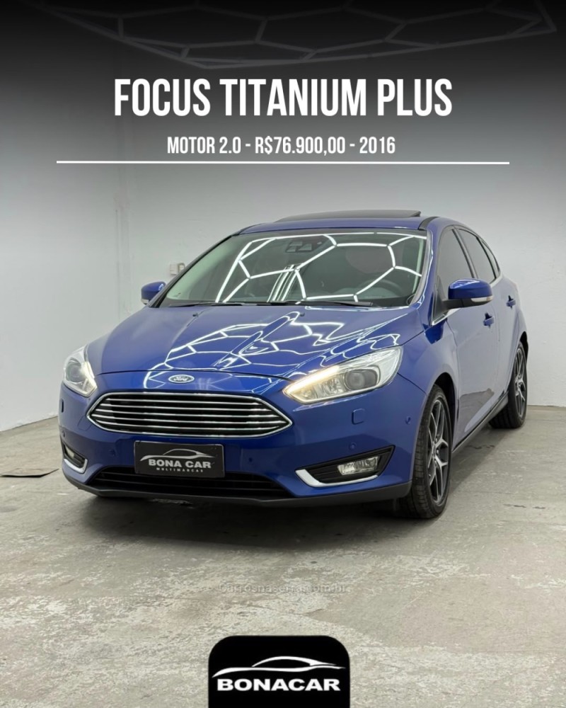 focus 2.0 titanium plus hatch 16v flex 4p auto 2016 caxias do sul