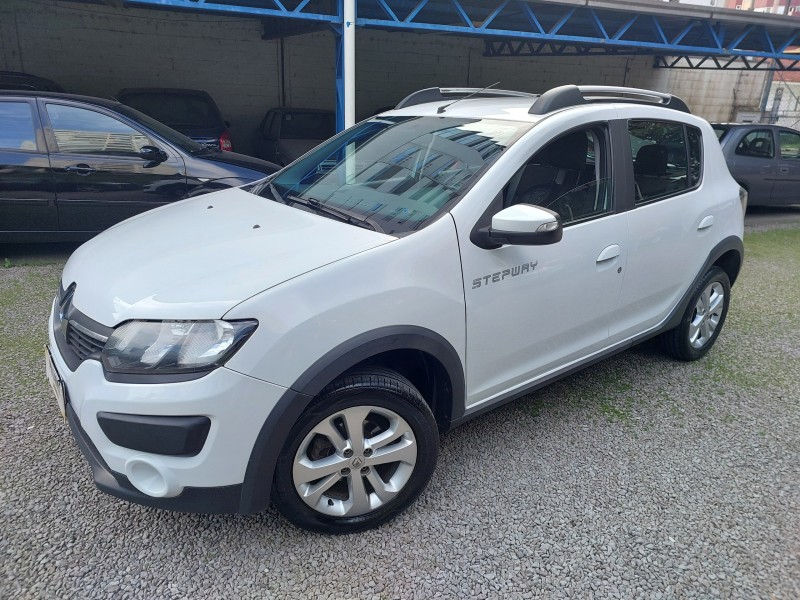 sandero 1.6 stepway easy r 16v flex 4p automatico 2018 bento goncalves