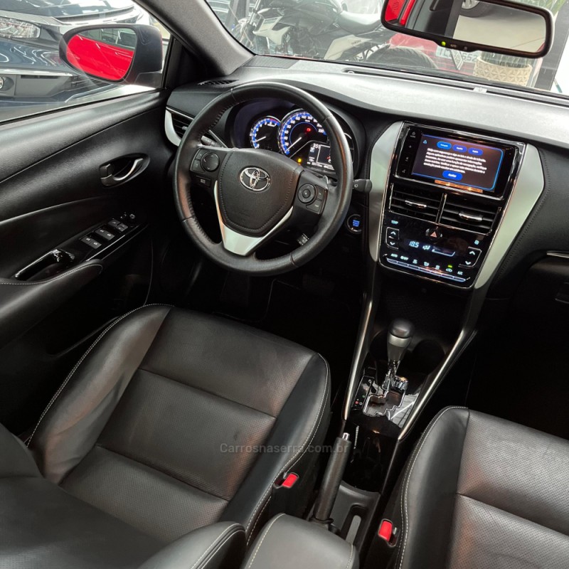YARIS 1.5 XS 16V FLEX 4P AUTOMÁTICO - 2019 - CANOAS