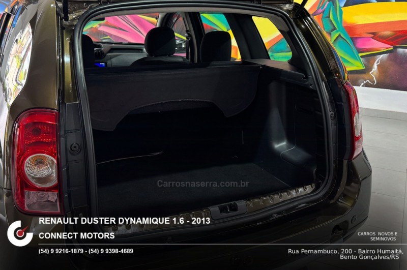 DUSTER 1.6 DYNAMIQUE 4X2 16V FLEX 4P MANUAL - 2013 - BENTO GONçALVES