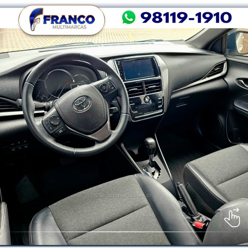 YARIS 1.5 XS 16V FLEX 4P AUTOMÁTICO - 2023 - VACARIA