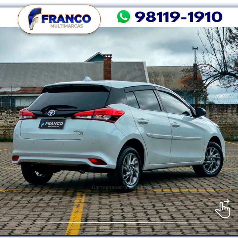 YARIS 1.5 XS 16V FLEX 4P AUTOMÁTICO - 2023 - VACARIA
