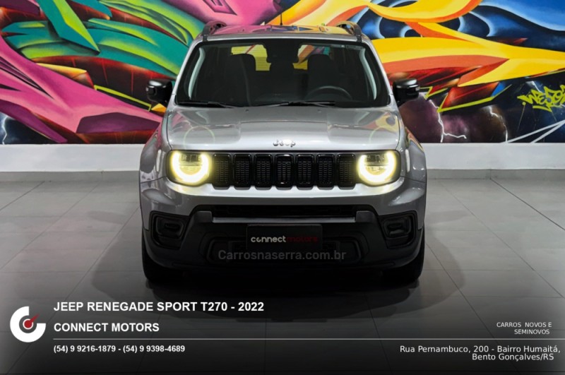 RENEGADE 1.3 SPORT T270 16V TURBO FLEX 4P AUTOMÁTICO - 2022 - BENTO GONçALVES