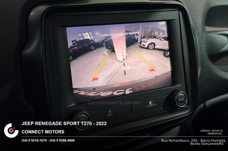 RENEGADE 1.3 SPORT T270 16V TURBO FLEX 4P AUTOMÁTICO - 2022 - BENTO GONçALVES