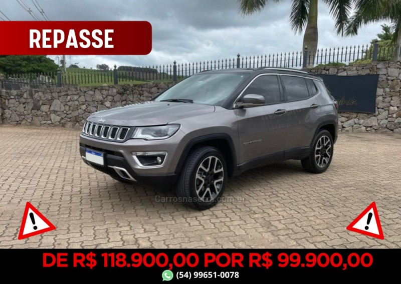 COMPASS 2.0 16V DIESEL LIMITED 4X4 AUTOMÁTICO - 2021 - BENTO GONçALVES
