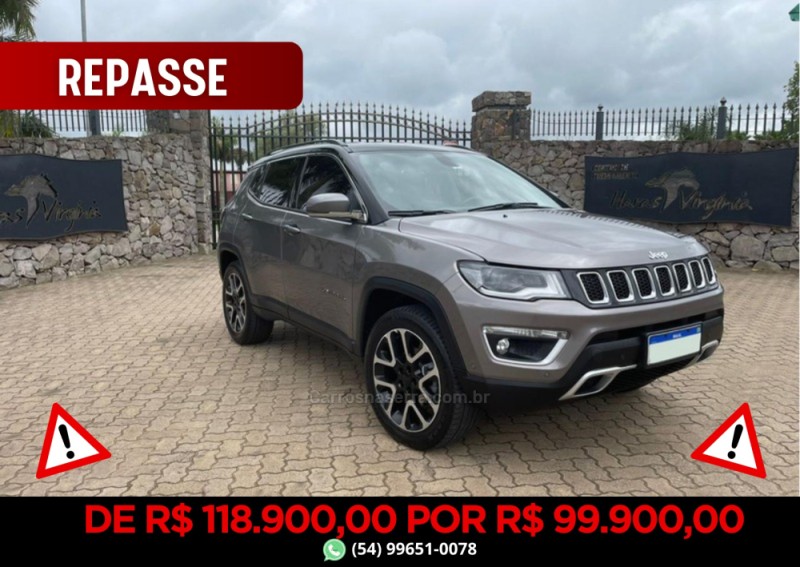 COMPASS 2.0 16V DIESEL LIMITED 4X4 AUTOMÁTICO - 2021 - BENTO GONçALVES
