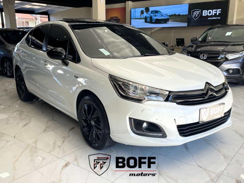 c4 lounge 1.6 exclusive 16v turbo flex 4p automatico 2017 caxias do sul