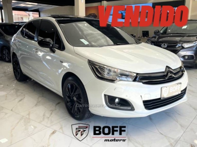 c4 lounge 1.6 exclusive 16v turbo flex 4p automatico 2017 caxias do sul