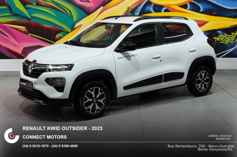 KWID 1.0 12V OUTSIDER FLEX 4P MANUAL - 2023 - BENTO GONçALVES