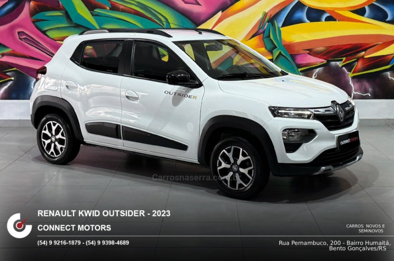 kwid 1.0 12v outsider flex 4p manual 2023 bento goncalves