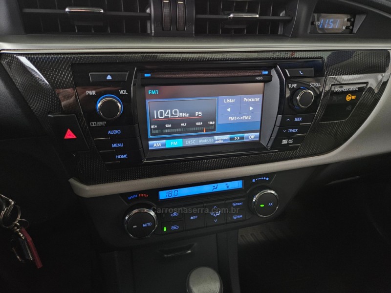 COROLLA 2.0 XEI 16V FLEX 4P AUTOMÁTICO - 2016 - TAPEJARA