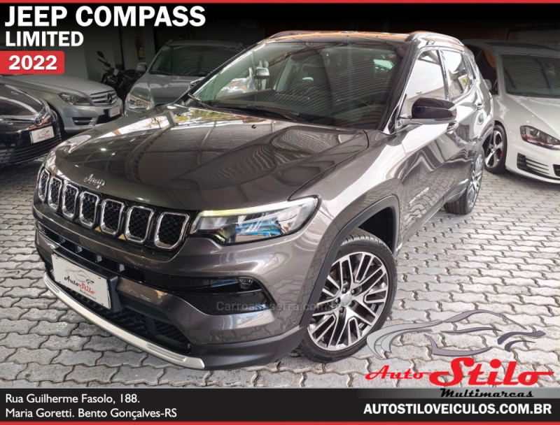 compass 1.3 limited t270 16v turbo flex 4p automatico 2022 bento goncalves