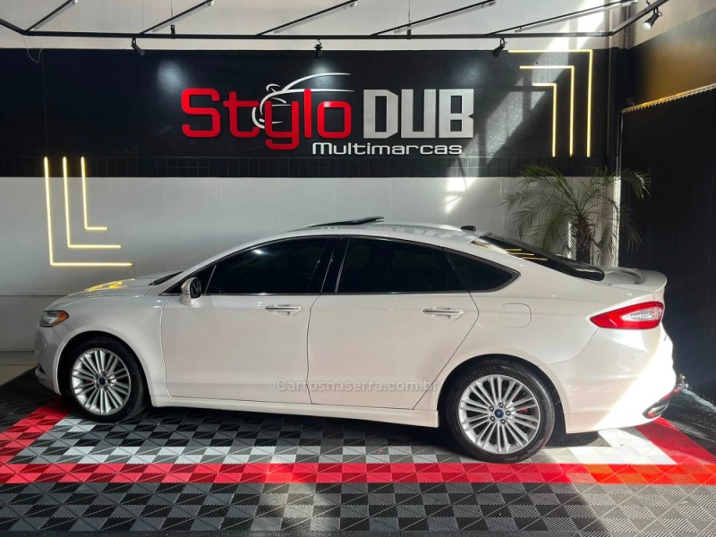 FUSION 2.0 TITANIUM PLUS AWD 16V GASOLINA 4P AUTOMÁTICO - 2014 - ESTâNCIA VELHA
