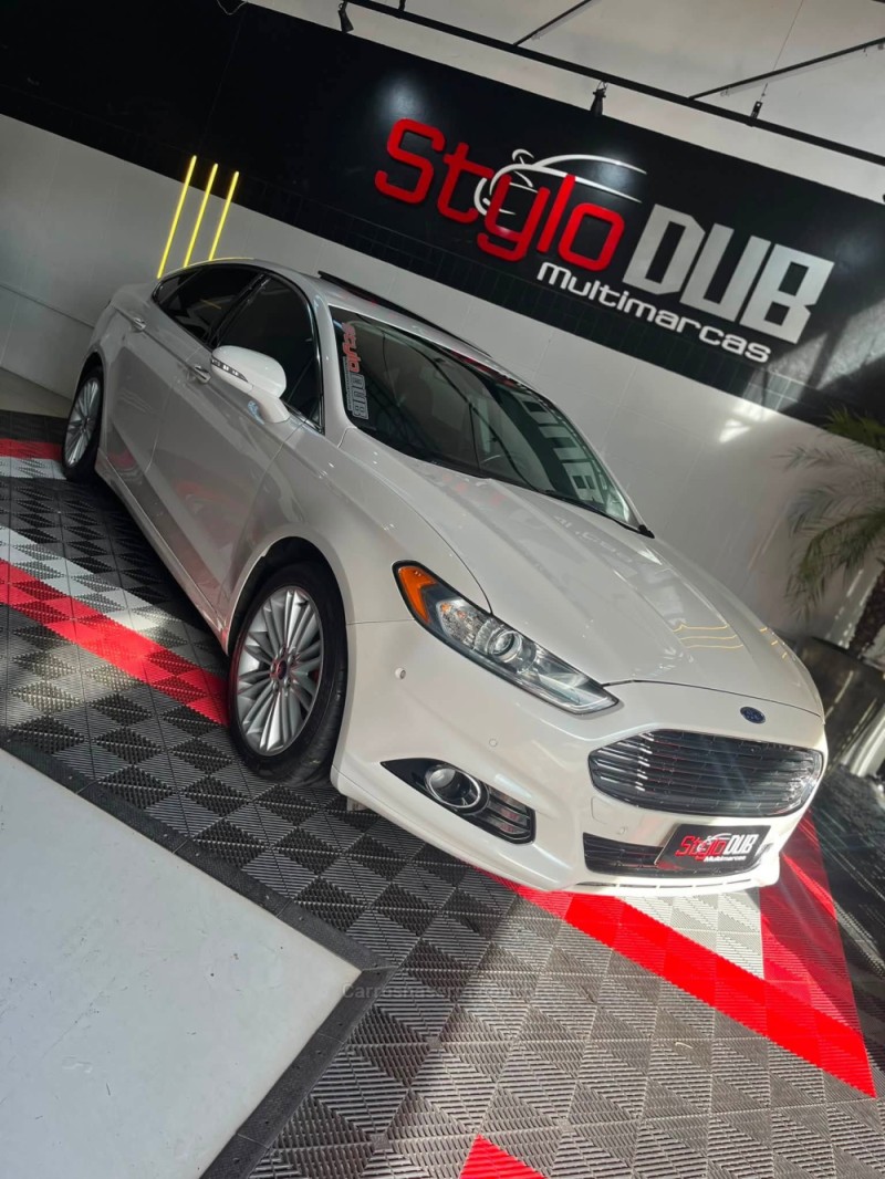 FUSION 2.0 TITANIUM PLUS AWD 16V GASOLINA 4P AUTOMÁTICO - 2014 - ESTâNCIA VELHA
