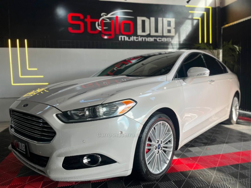 FUSION 2.0 TITANIUM PLUS AWD 16V GASOLINA 4P AUTOMÁTICO - 2014 - ESTâNCIA VELHA