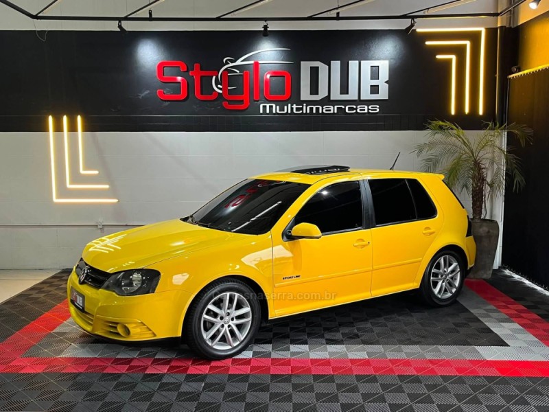 GOLF 1.6 MI SPORTLINE 8V FLEX 4P MANUAL - 2011 - ESTâNCIA VELHA