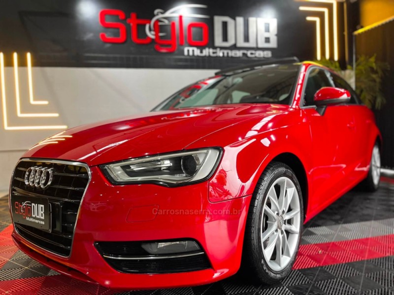A3 1.8 TFSI SPORTBACK 16V GASOLINA 4P AUTOMÁTICO - 2014 - ESTâNCIA VELHA