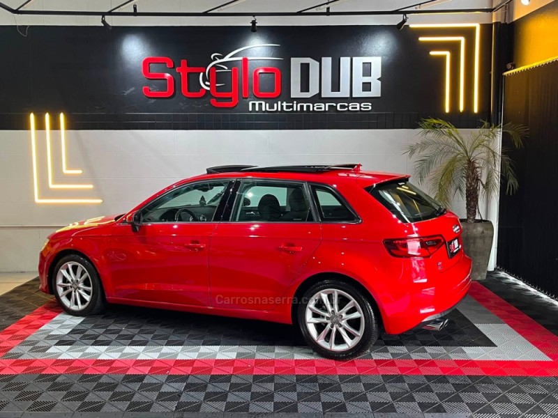 A3 1.8 TFSI SPORTBACK 16V GASOLINA 4P AUTOMÁTICO - 2014 - ESTâNCIA VELHA
