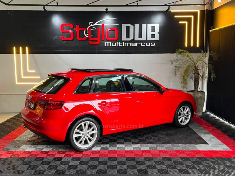 A3 1.8 TFSI SPORTBACK 16V GASOLINA 4P AUTOMÁTICO - 2014 - ESTâNCIA VELHA