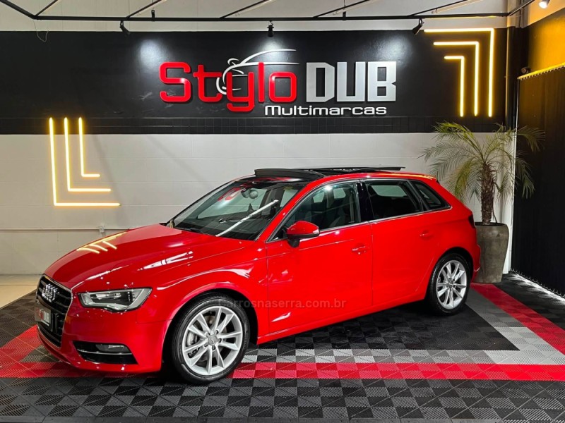 A3 1.8 TFSI SPORTBACK 16V GASOLINA 4P AUTOMÁTICO - 2014 - ESTâNCIA VELHA