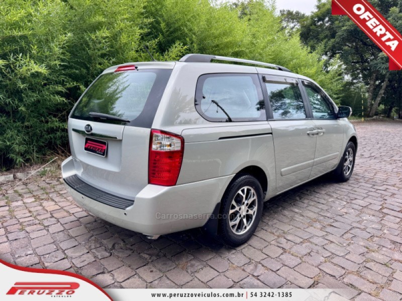 CARNIVAL 3.5 EX V6 24V GASOLINA 4P AUTOMATICO - 2015 - NOVA PRATA