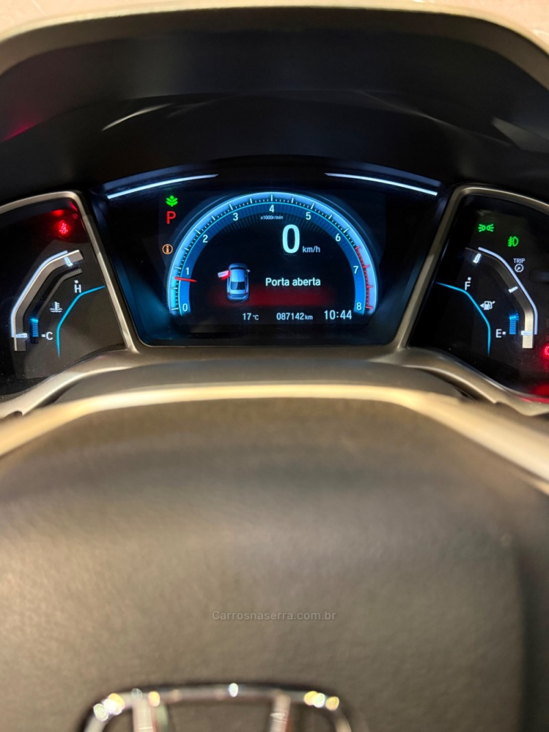 CIVIC 1.5 16V TOURING TURBO GASOLINA 4P AUTOMÁTICO - 2017 - CAXIAS DO SUL