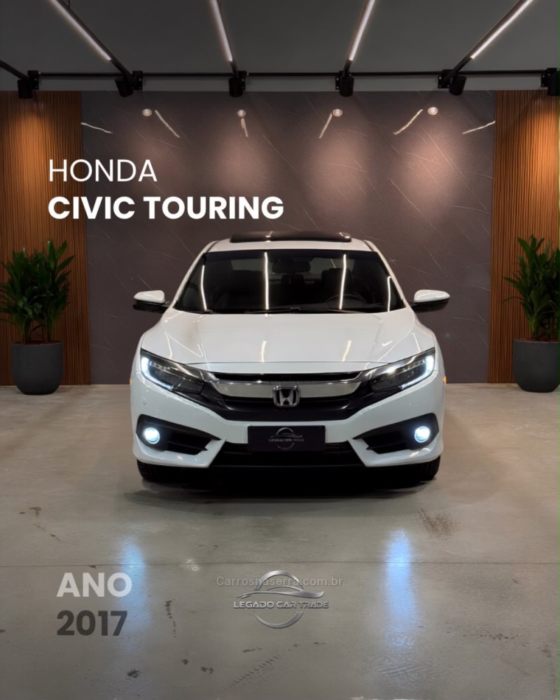 civic 1.5 16v touring turbo gasolina 4p automatico 2017 caxias do sul
