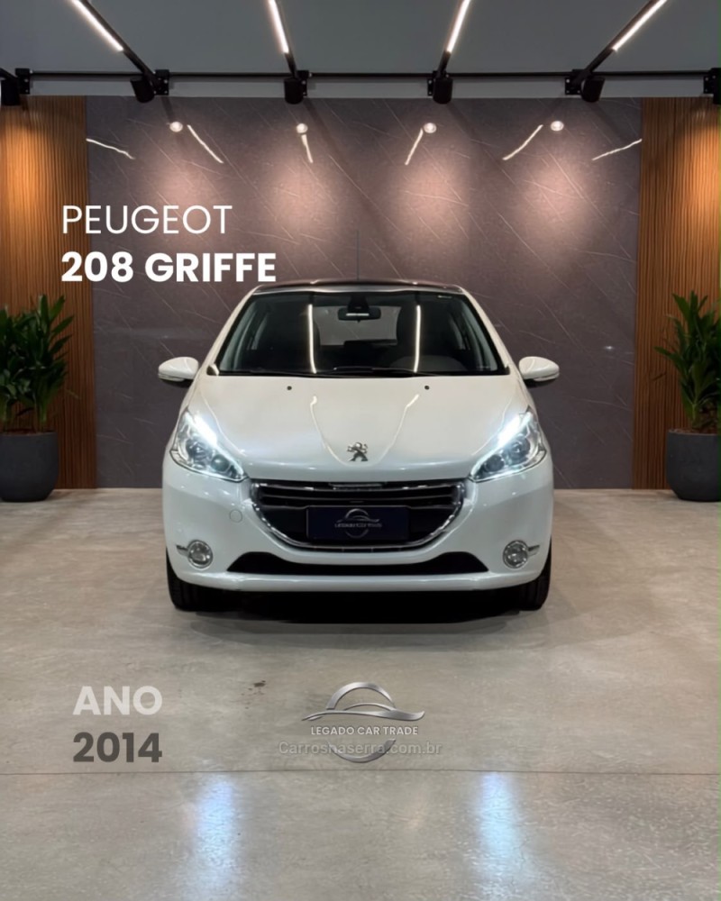 208 1.6 griffe 16v flex 4p manual 2014 caxias do sul