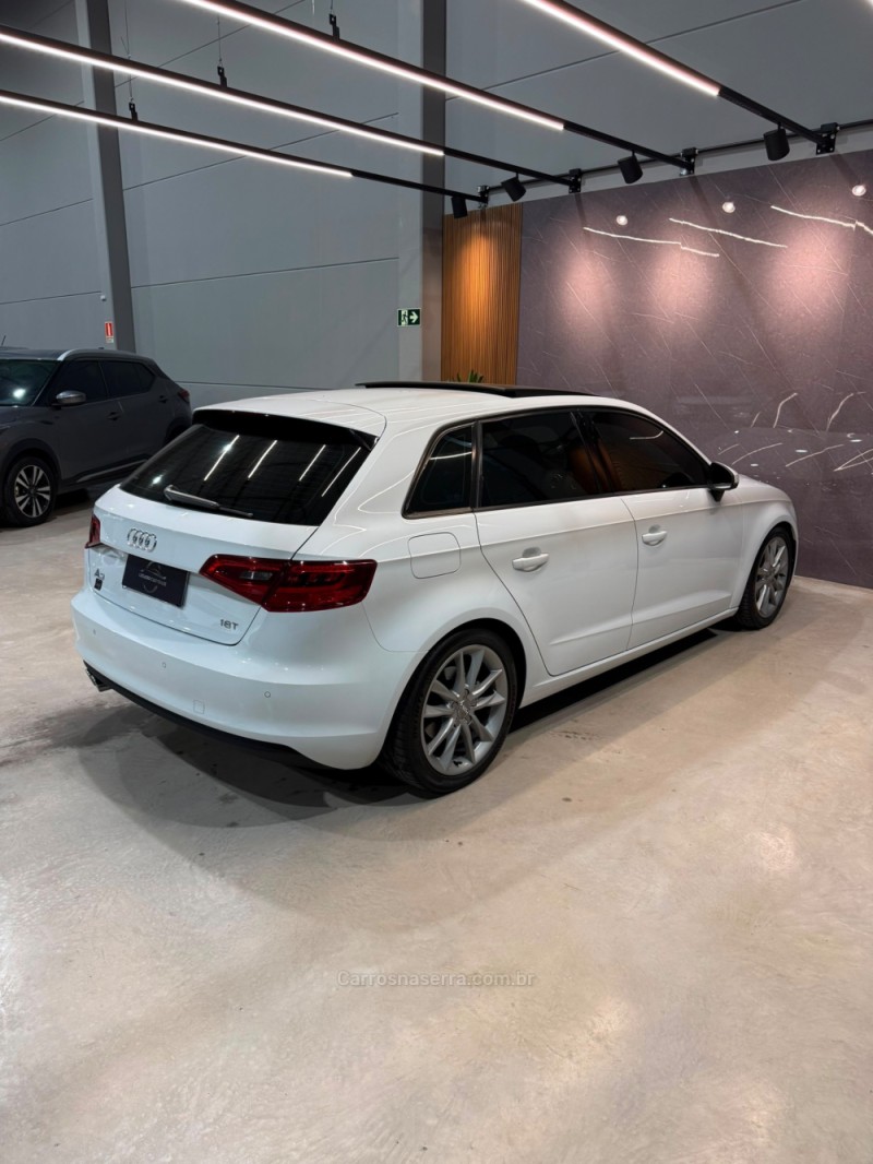 A3 1.8 TFSI SPORTBACK 16V GASOLINA 4P AUTOMÁTICO - 2014 - CAXIAS DO SUL