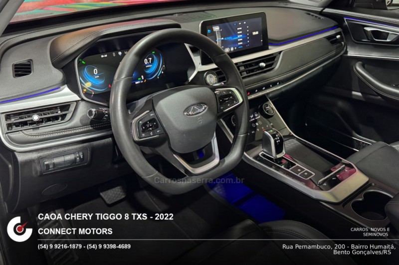TIGGO 1.6 16V TURBO GDI 8 TXS GASOLINA 4P AUTOMÁTICO - 2022 - BENTO GONçALVES